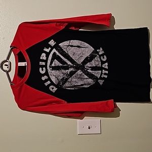 Disciple Attack Concert shirt, 3/4 sleeve, size S